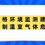 严格环境监测建设,遏制温室气体危害 严格环境监测建设,遏制温室气体危害