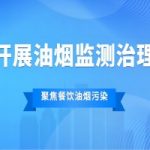 聚焦餐饮油烟污染,开展油烟监测治理 聚焦餐饮油烟污染,开展油烟监测治理