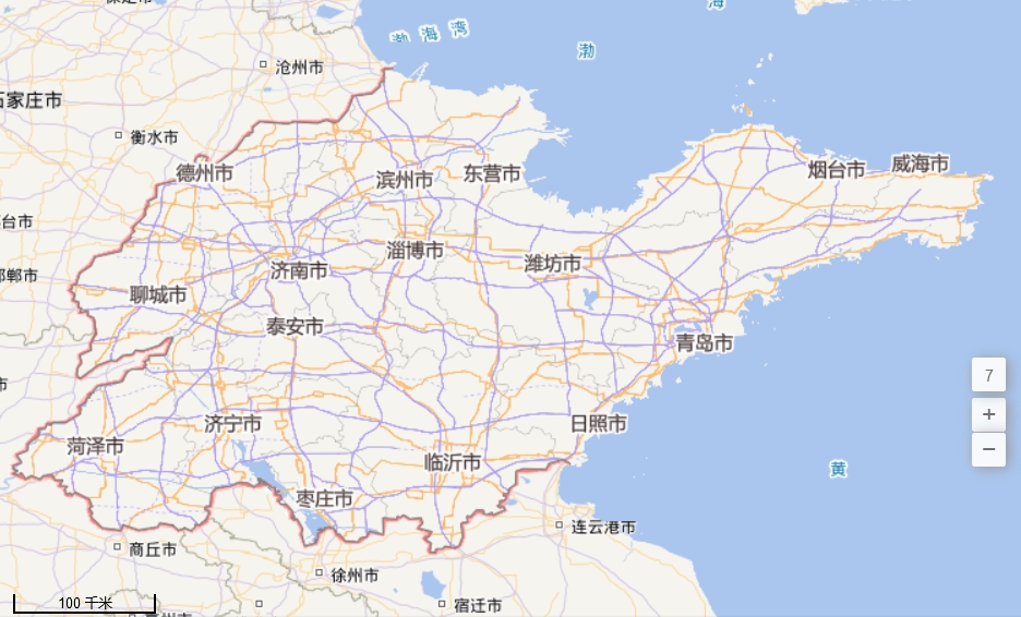 山东省地图