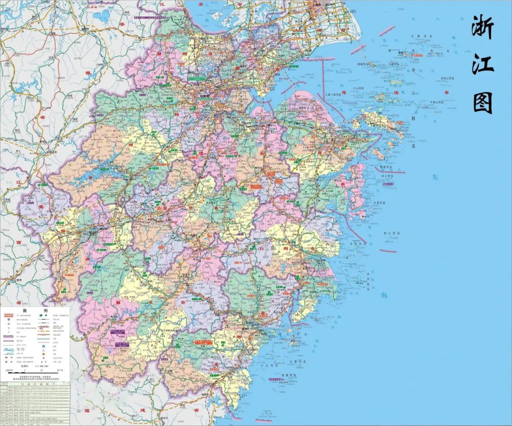 浙江省地图