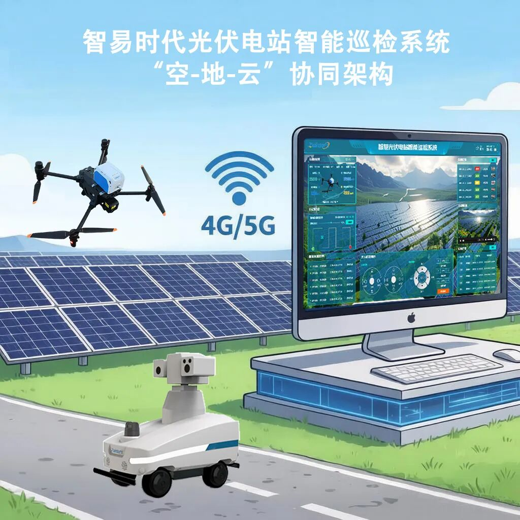 光伏电站“空-地-云”协同智能巡检解决方案